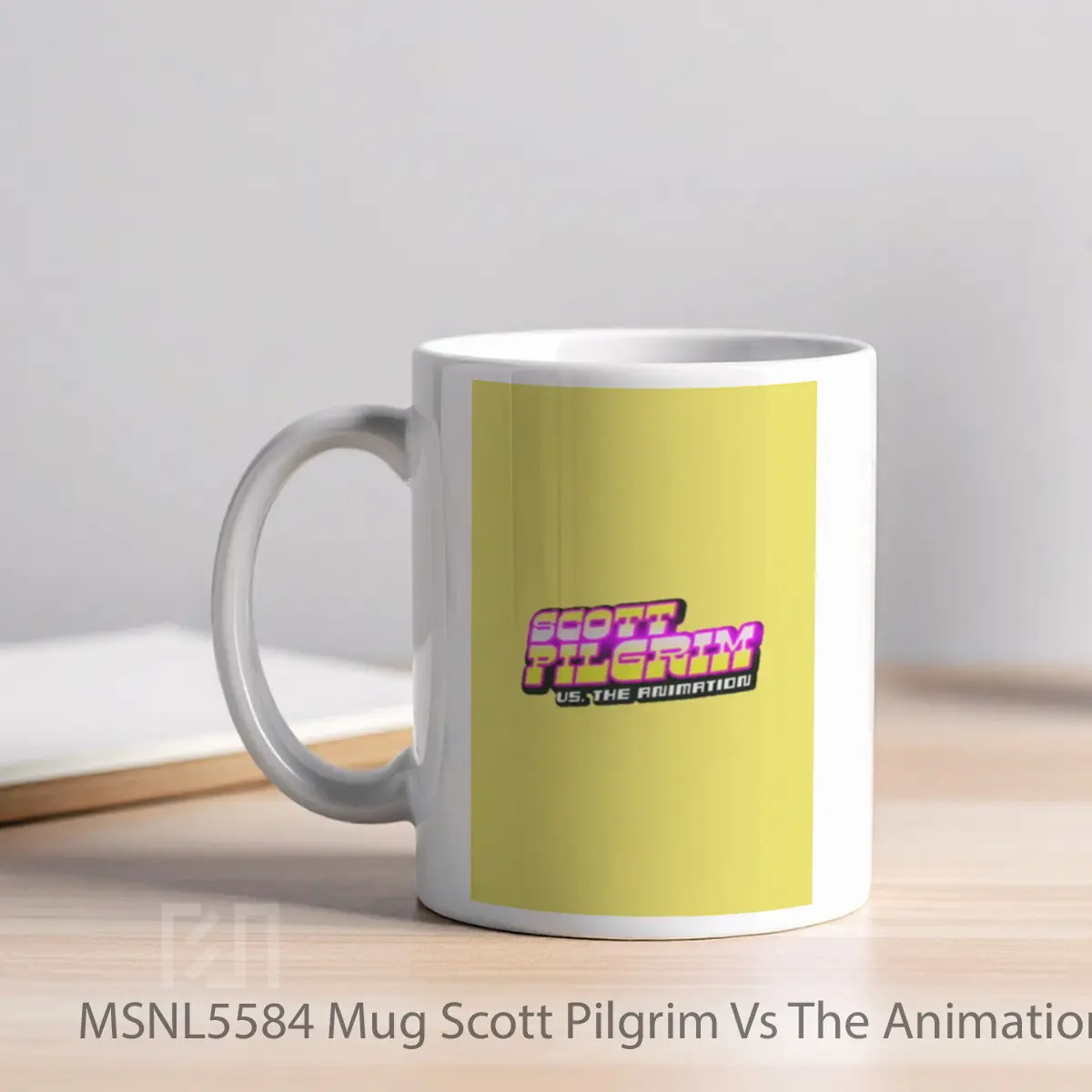 Mug Scott Pilgrim Vs The Animation Gelas Keramik Tema Film MSNL5584 - Tampak Kiri