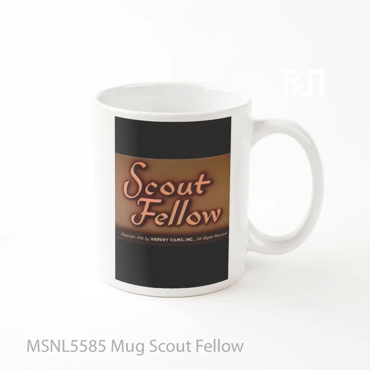 Mug Scout Fellow Gelas Keramik Tema Film MSNL5585
