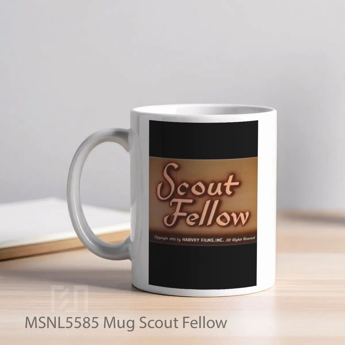 Mug Scout Fellow Gelas Keramik Tema Film MSNL5585 - Tampak Kiri