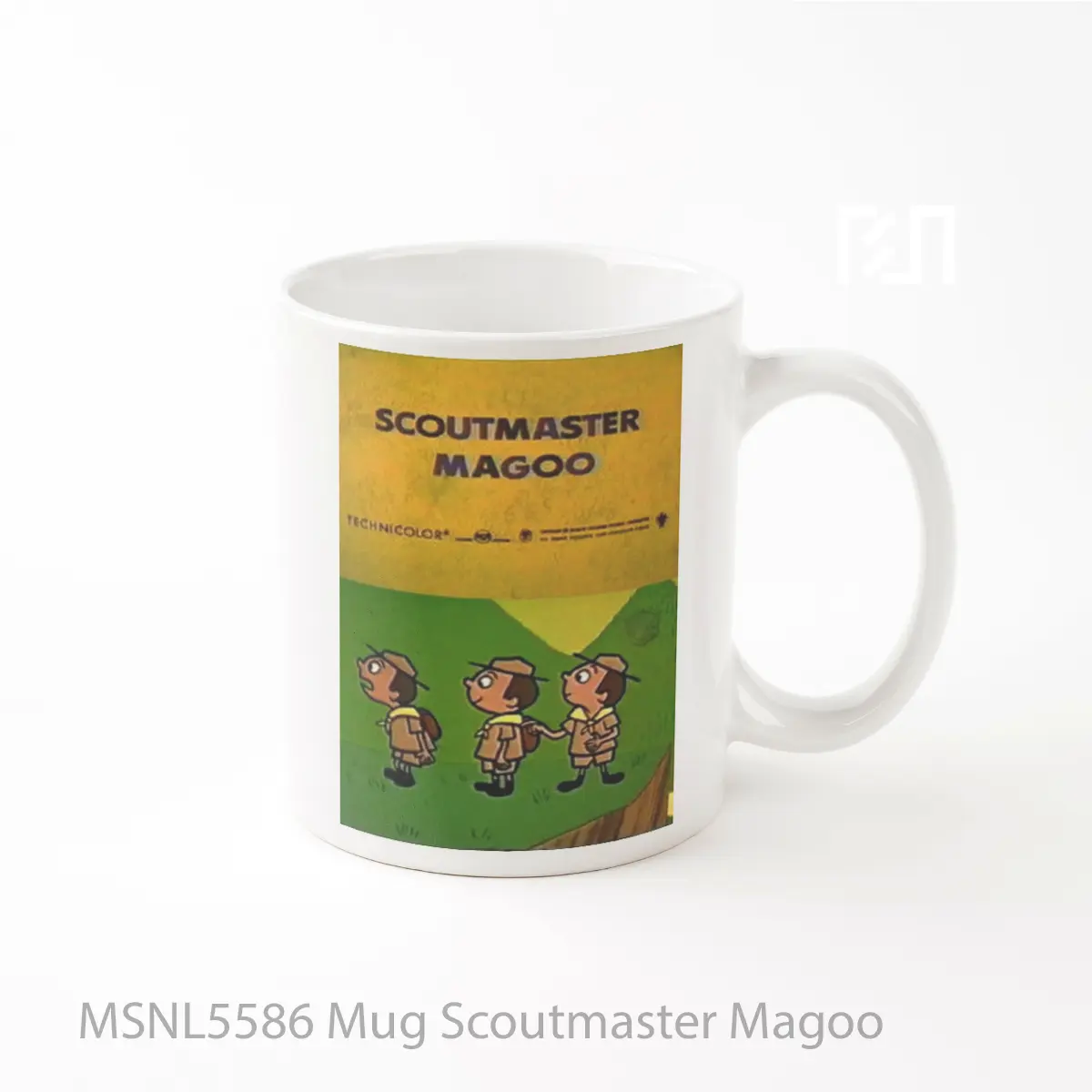Mug Scoutmaster Magoo Gelas Keramik Tema Film MSNL5586