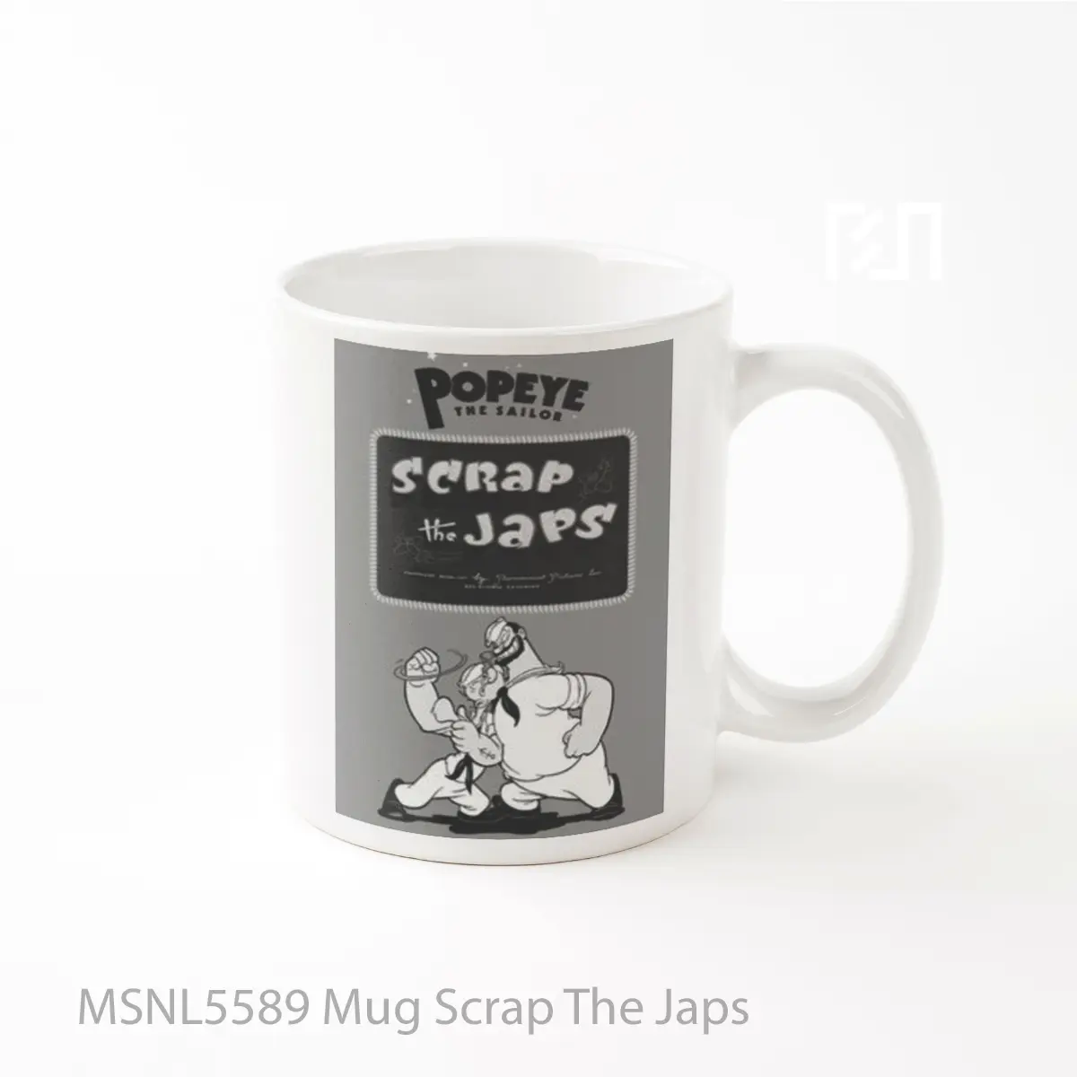 Mug Scrap The Japs Gelas Keramik Tema Film MSNL5589