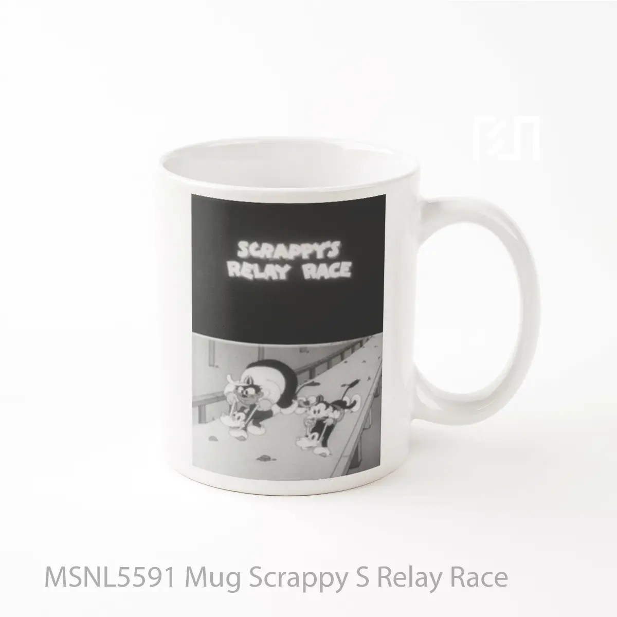 Mug Scrappy S Relay Race Gelas Keramik Tema Film MSNL5591
