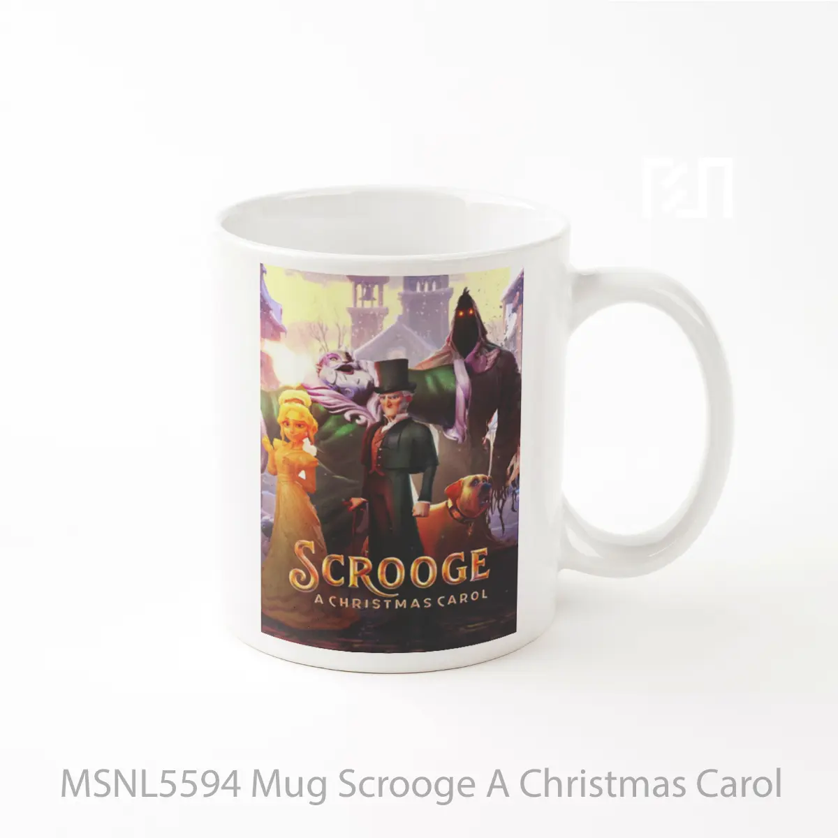 Mug Scrooge A Christmas Carol Gelas Keramik Tema Film MSNL5594