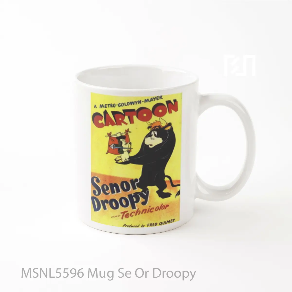 Mug Se Or Droopy Gelas Keramik Tema Film MSNL5596