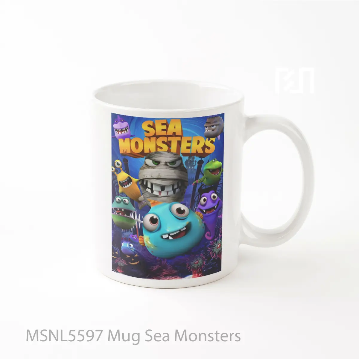 Mug Sea Monsters Gelas Keramik Tema Film MSNL5597
