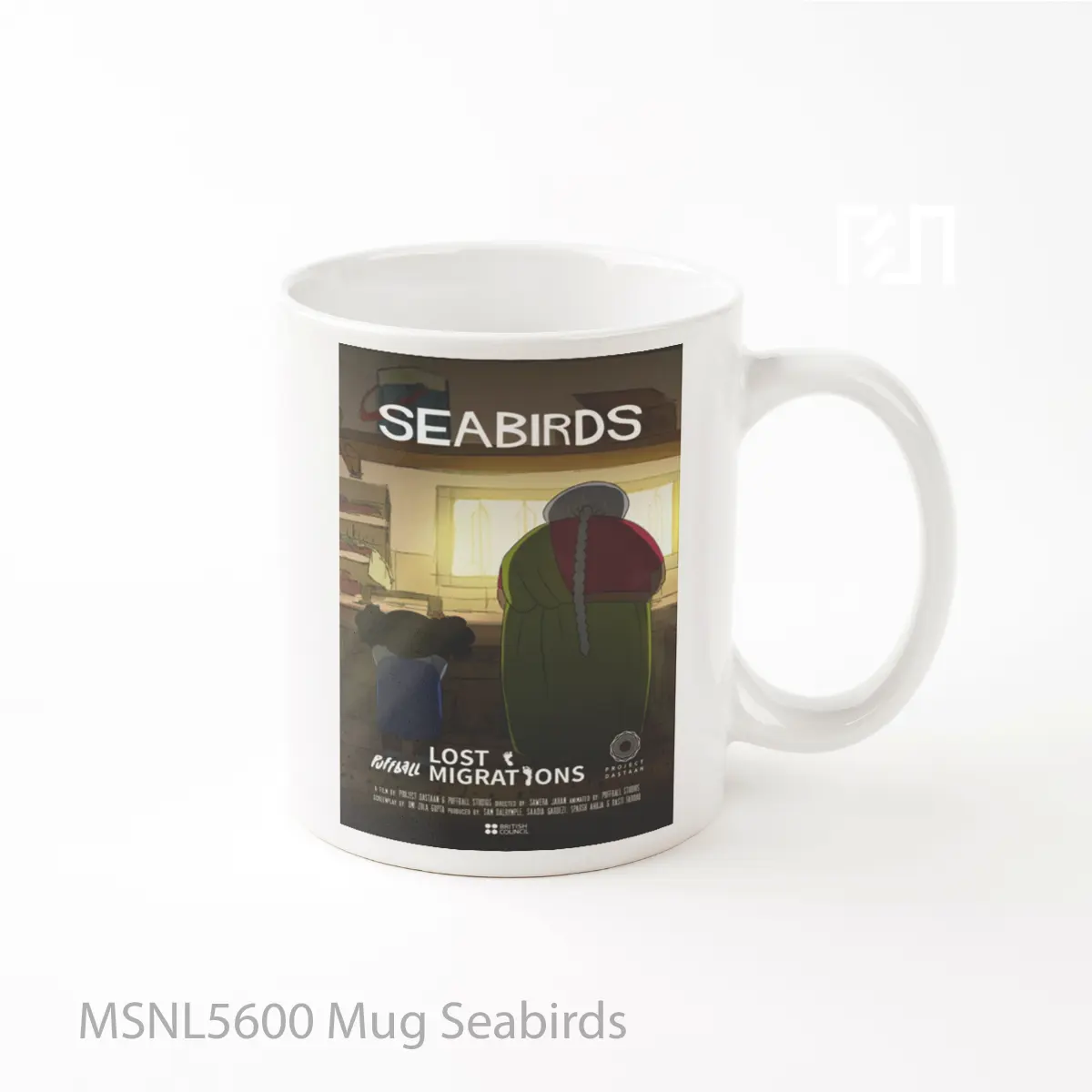 Mug Seabirds Gelas Keramik Tema Film MSNL5600