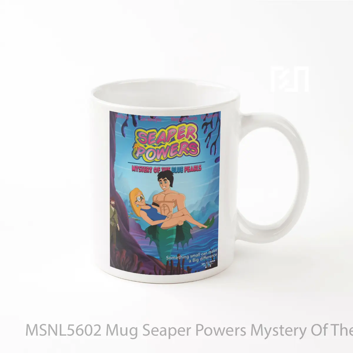 Mug Seaper Powers Mystery Of The Blue Pearls Gelas Keramik Tema Film MSNL5602