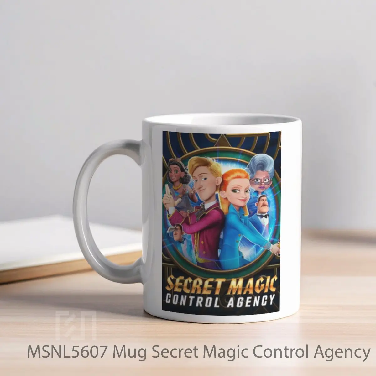 Mug Secret Magic Control Agency Gelas Keramik Tema Film MSNL5607 - Tampak Kiri