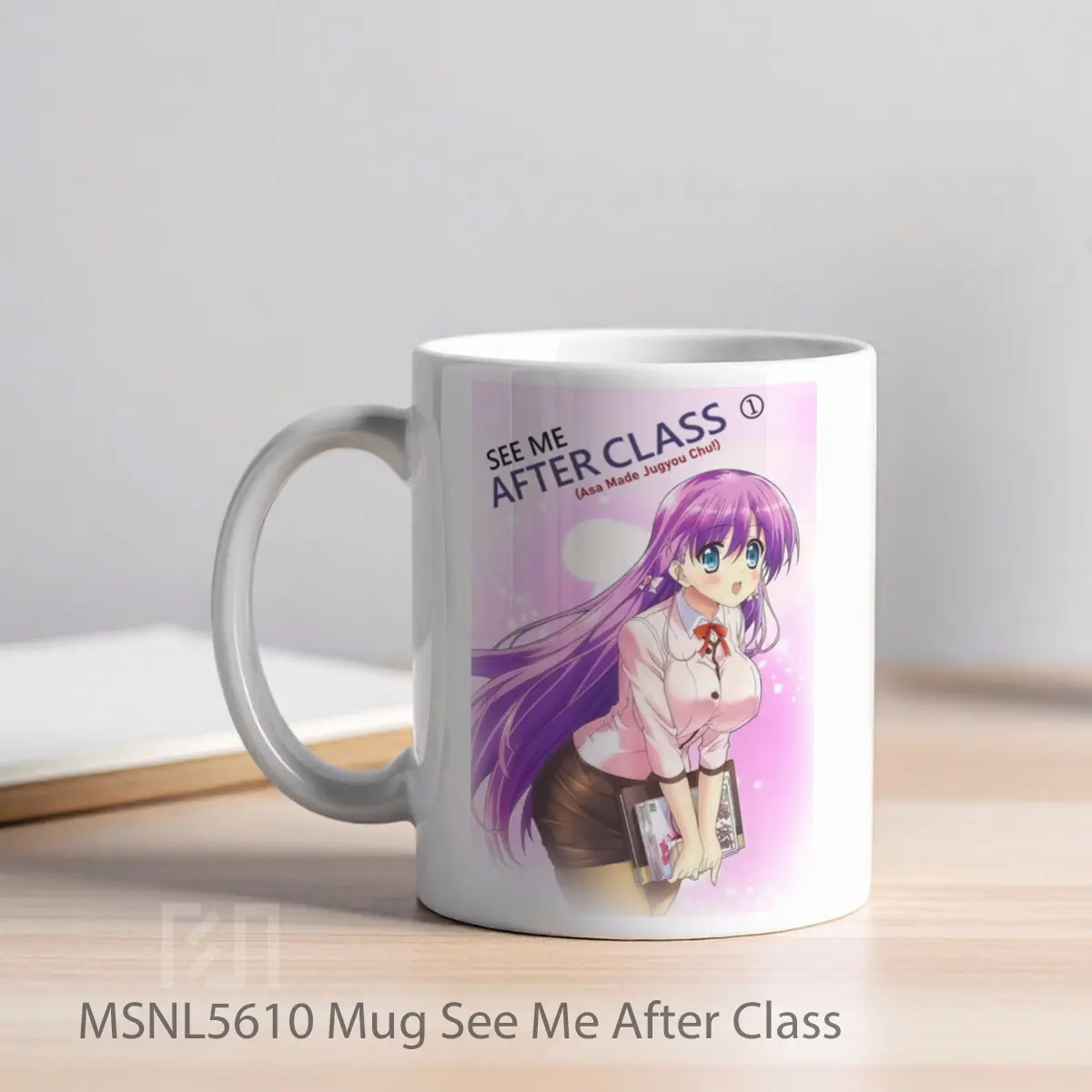 Mug See Me After Class Gelas Keramik Tema Film MSNL5610 - Tampak Kiri