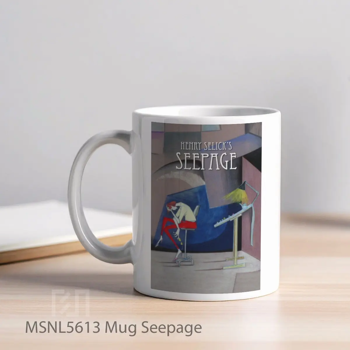 Mug Seepage Gelas Keramik Tema Film MSNL5613 - Tampak Kiri