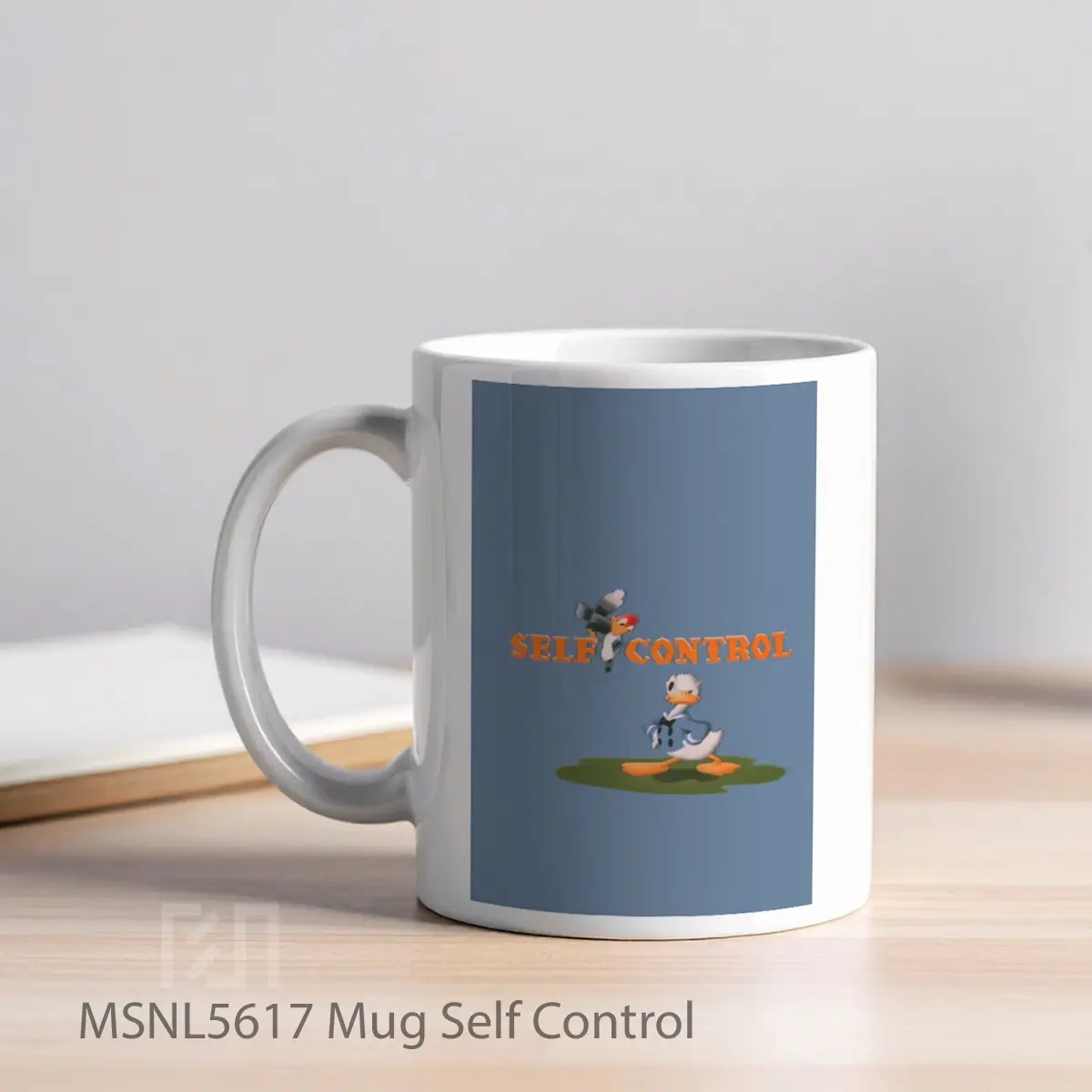 Mug Self Control Gelas Keramik Tema Film MSNL5617 - Tampak Kiri