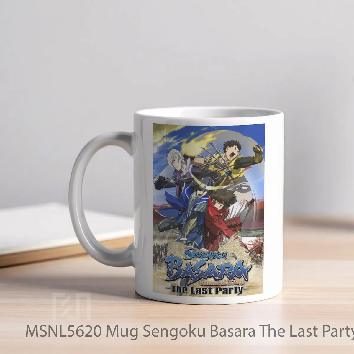 Mug Sengoku Basara The Last Party Gelas Keramik Tema Film MSNL5620 - Tampak Kiri