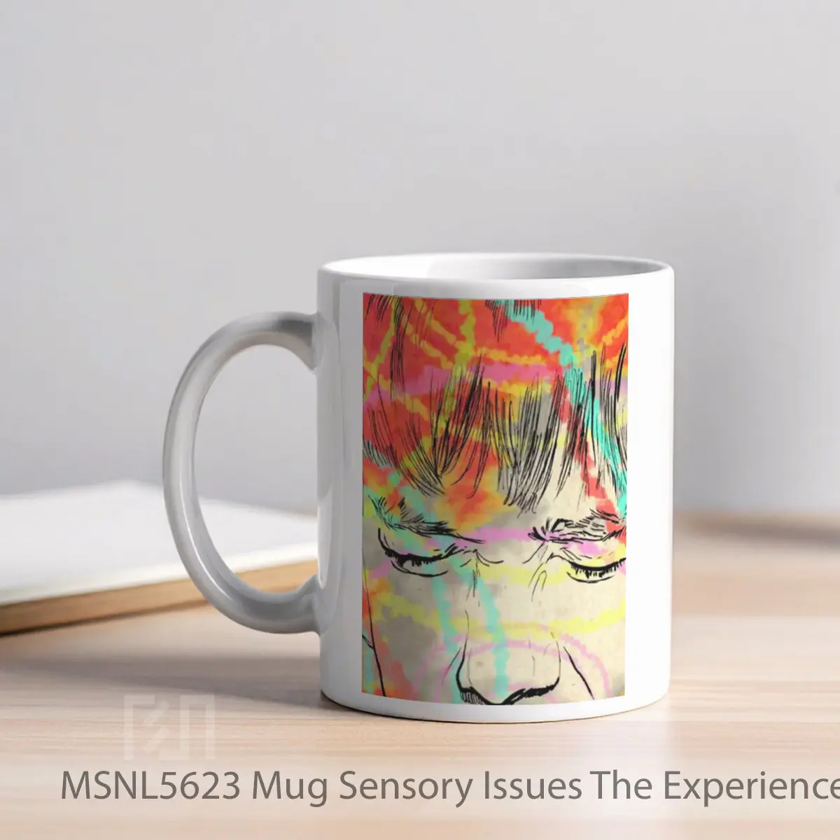 Mug Sensory Issues The Experience Gelas Keramik Tema Film MSNL5623 - Tampak Kiri
