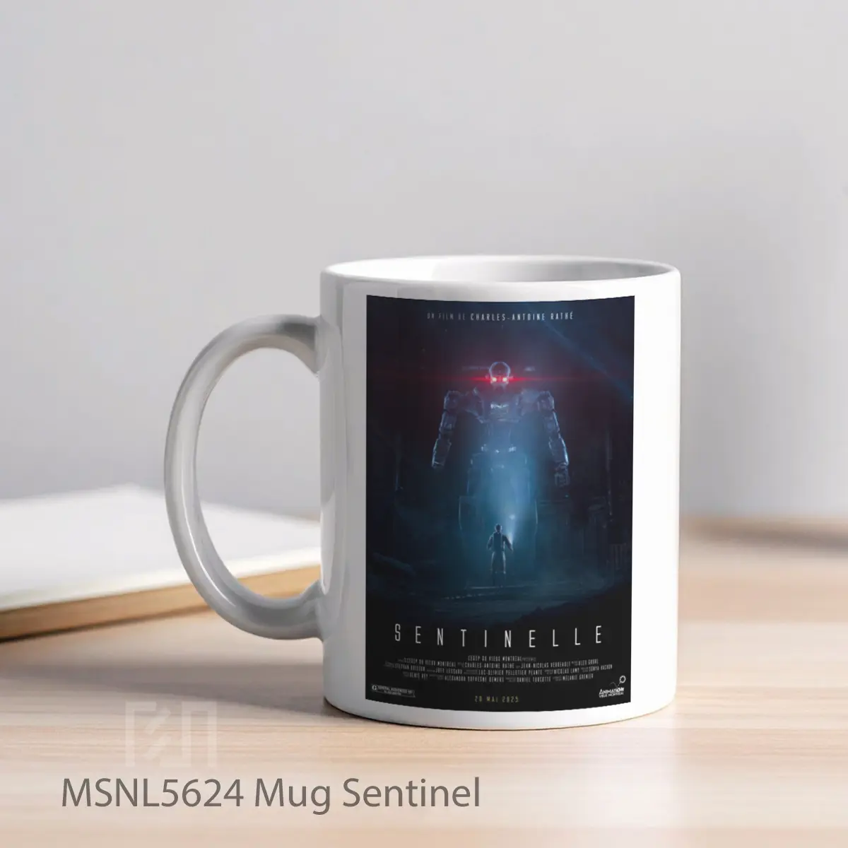 Mug Sentinel Gelas Keramik Tema Film MSNL5624 - Tampak Kiri