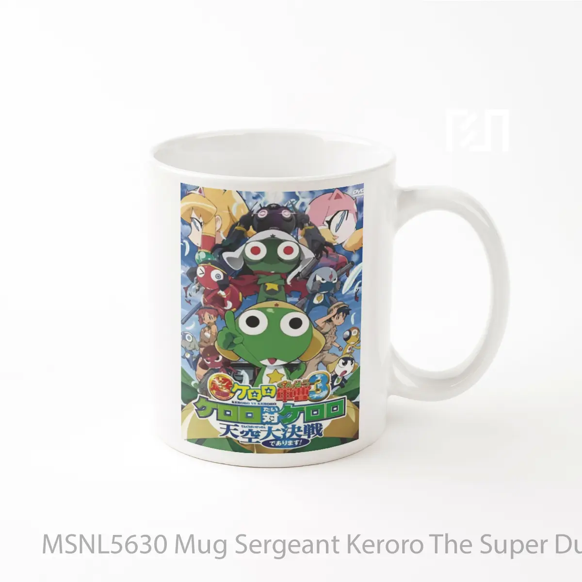 Mug Sergeant Keroro The Super Duper Movie 3 Keroro Vs Keroro Great Sky Duel Gelas Keramik Tema Film MSNL5630