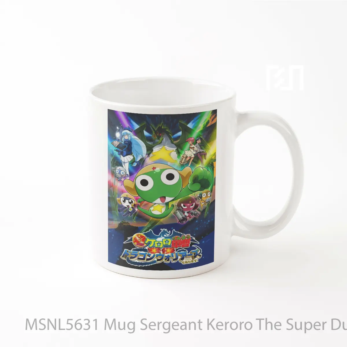 Mug Sergeant Keroro The Super Duper Movie 4 Crushing Invasion Dragon Warriors Gelas Keramik Tema Film MSNL5631