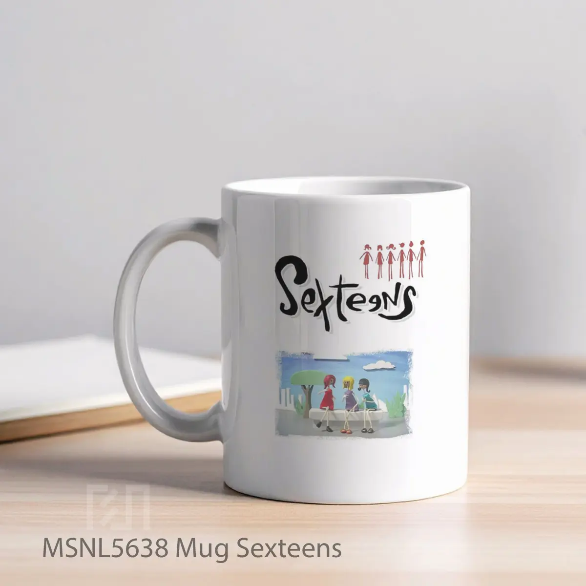 Mug Sexteens Gelas Keramik Tema Film MSNL5638 - Tampak Kiri