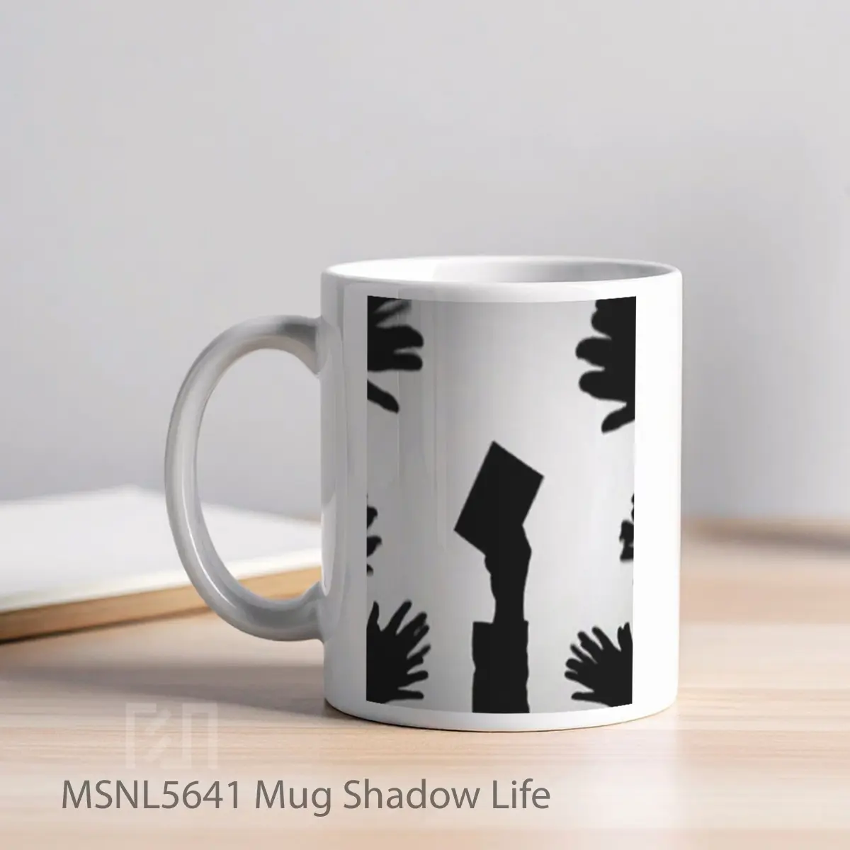 Mug Shadow Life Gelas Keramik Tema Film MSNL5641 - Tampak Kiri