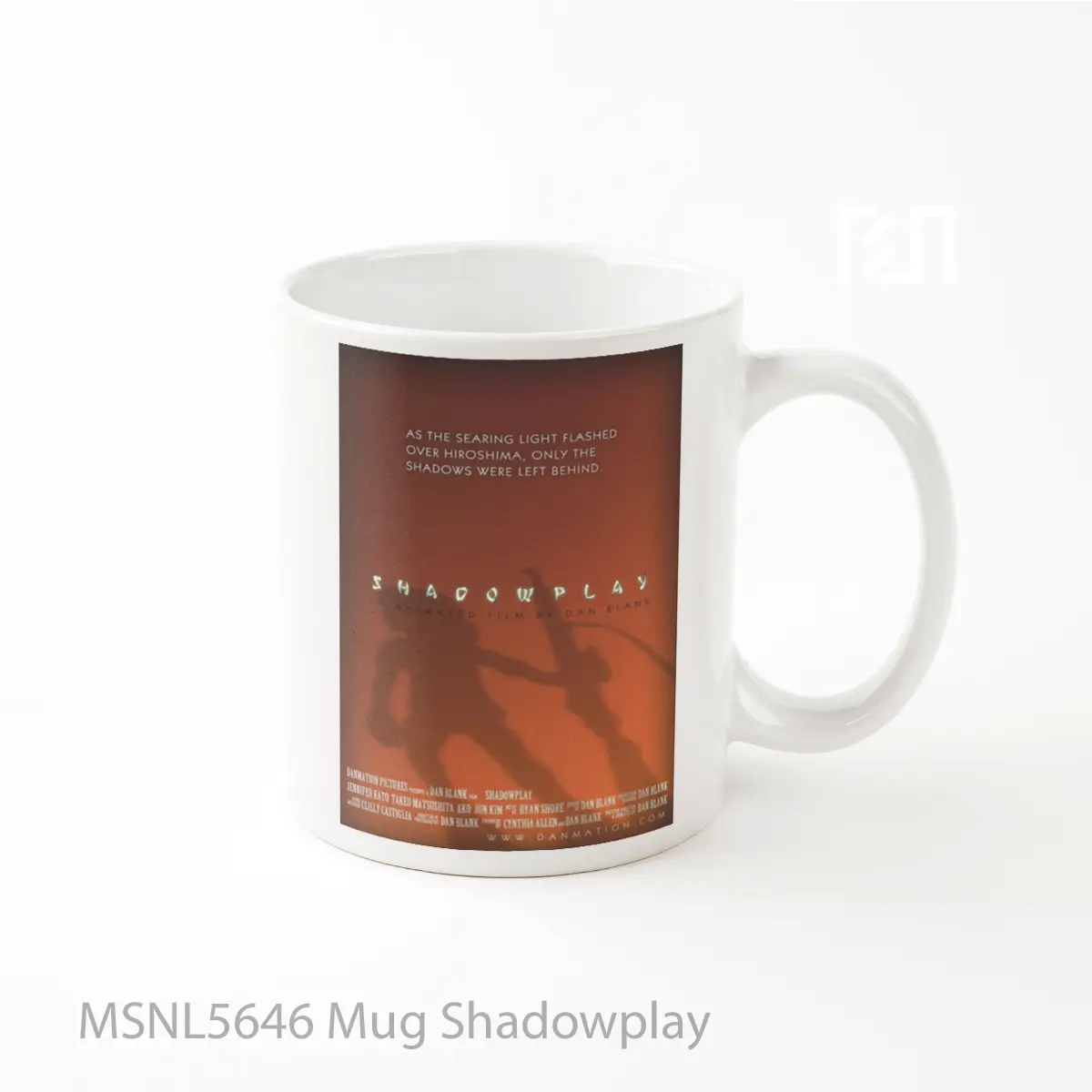Mug Shadowplay Gelas Keramik Tema Film MSNL5646