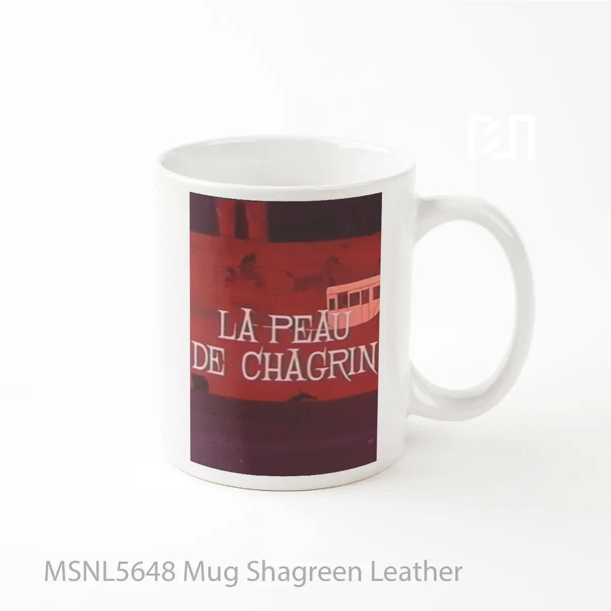 Mug Shagreen Leather Gelas Keramik Tema Film MSNL5648