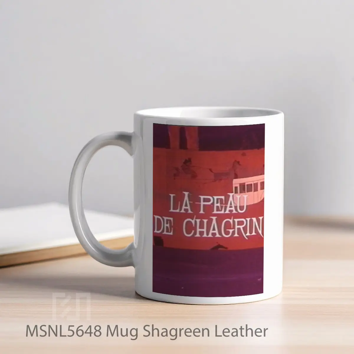 Mug Shagreen Leather Gelas Keramik Tema Film MSNL5648 - Tampak Kiri