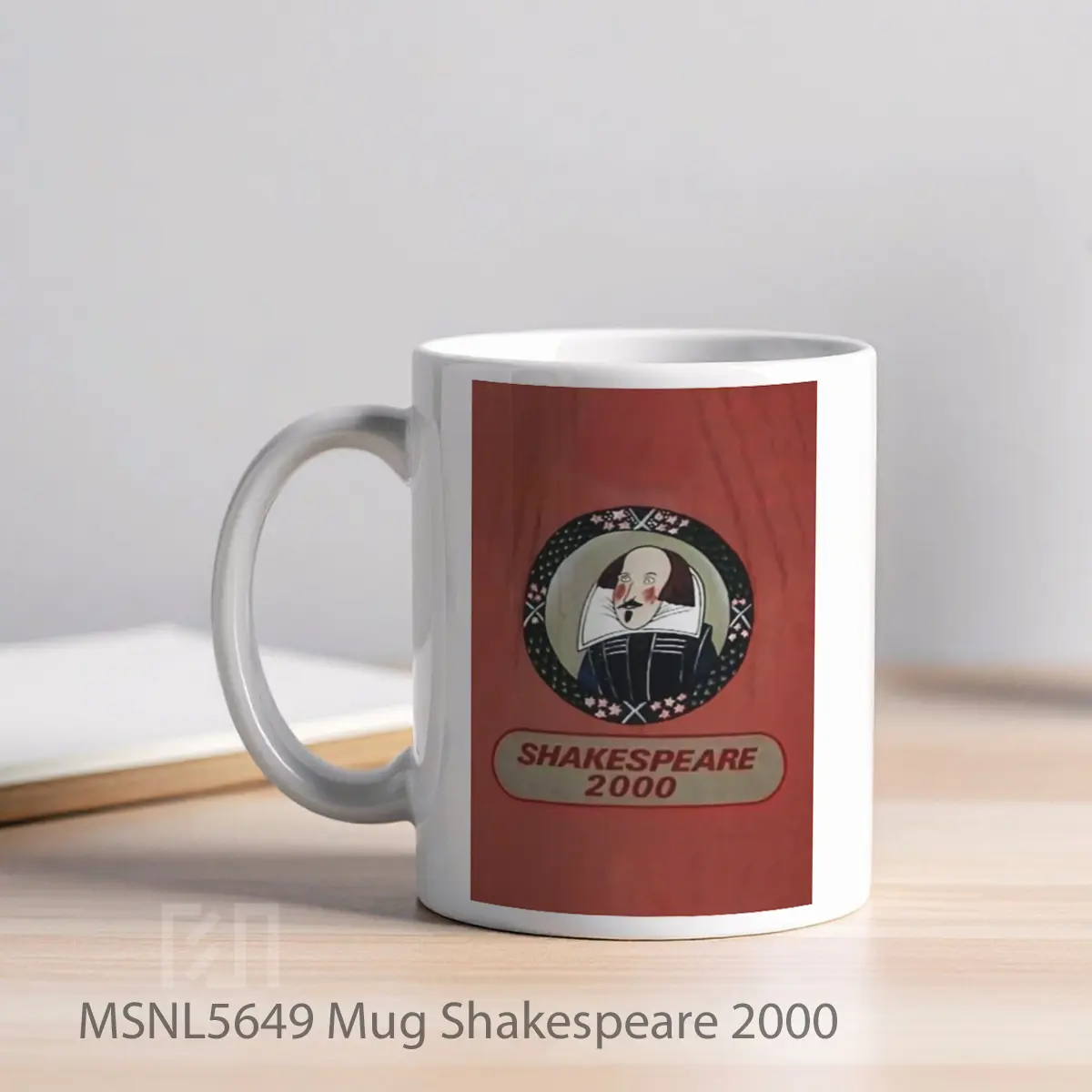 Mug Shakespeare 2000 Gelas Keramik Tema Film MSNL5649 - Tampak Kiri