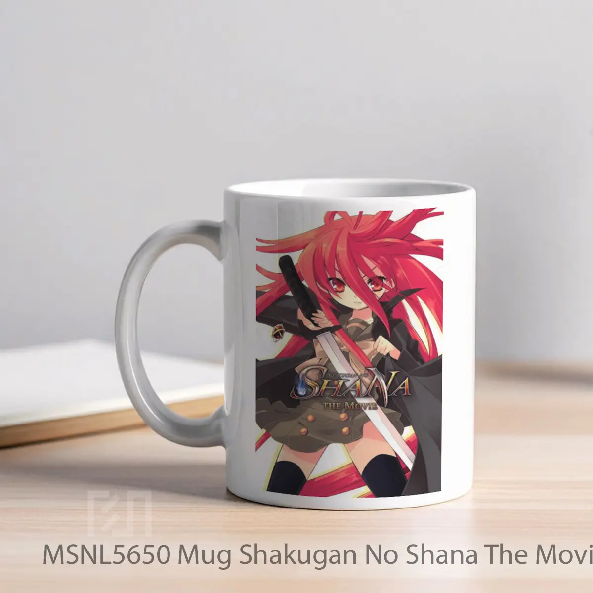 Mug Shakugan No Shana The Movie Gelas Keramik Tema Film MSNL5650 - Tampak Kiri