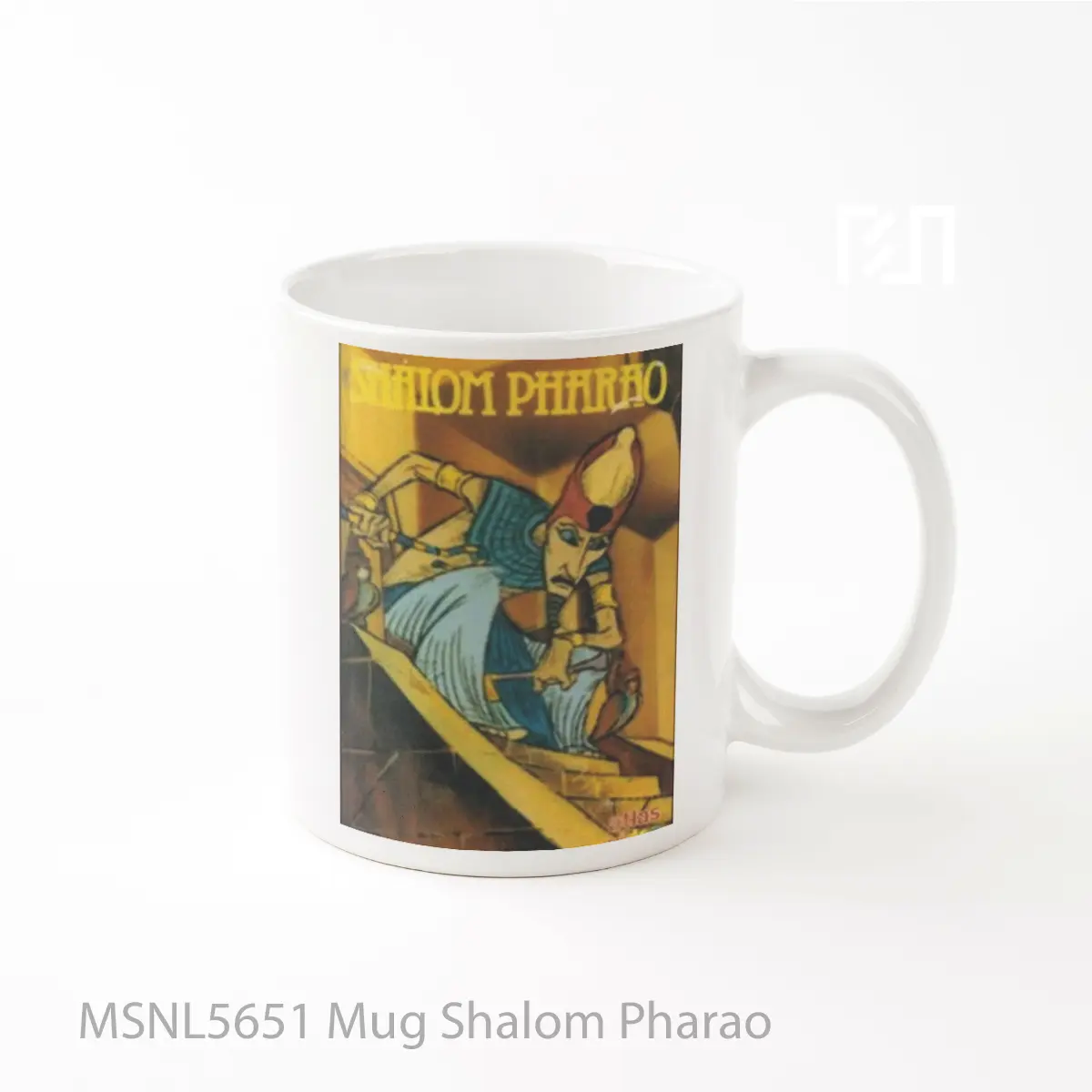Mug Shalom Pharao Gelas Keramik Tema Film MSNL5651