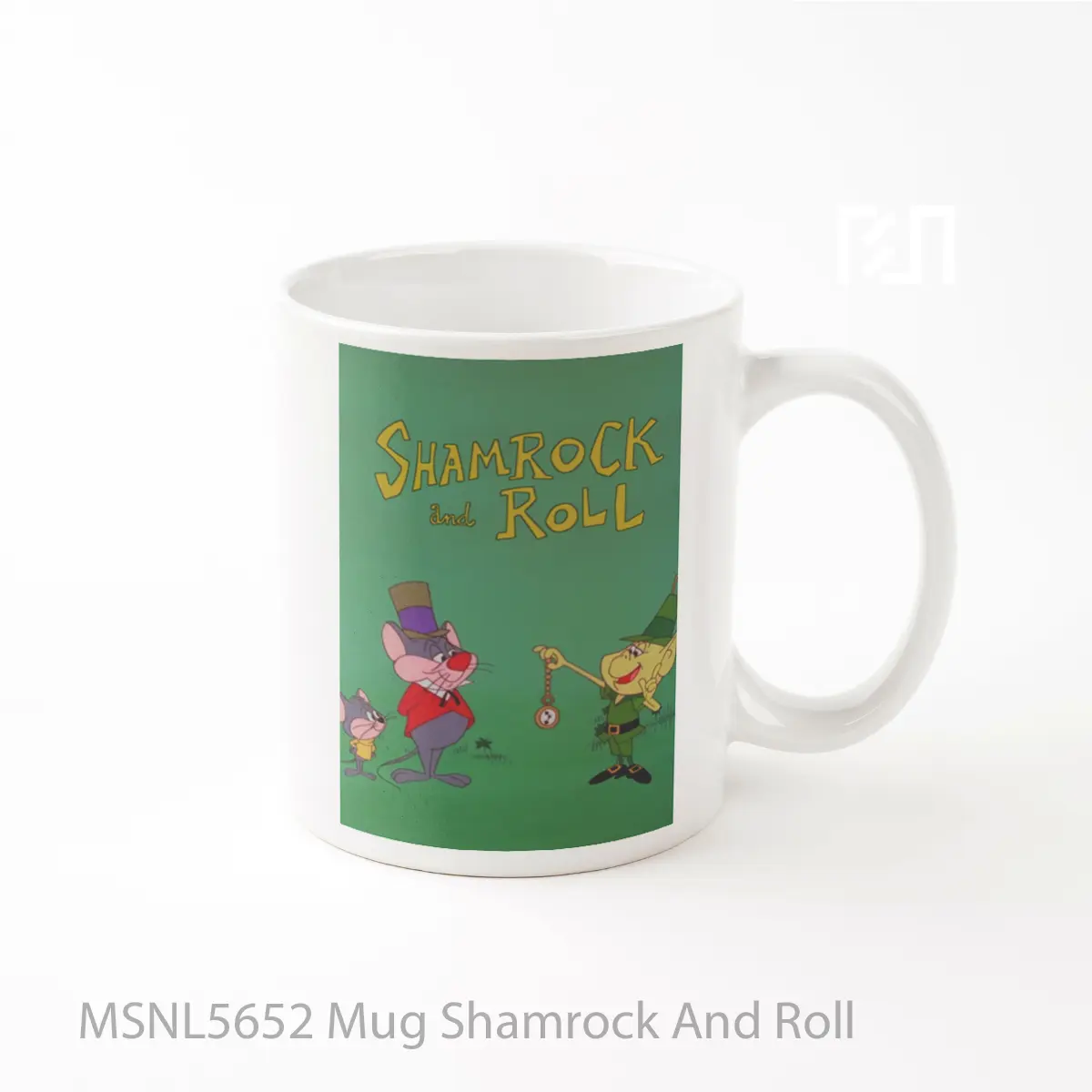 Mug Shamrock And Roll Gelas Keramik Tema Film MSNL5652