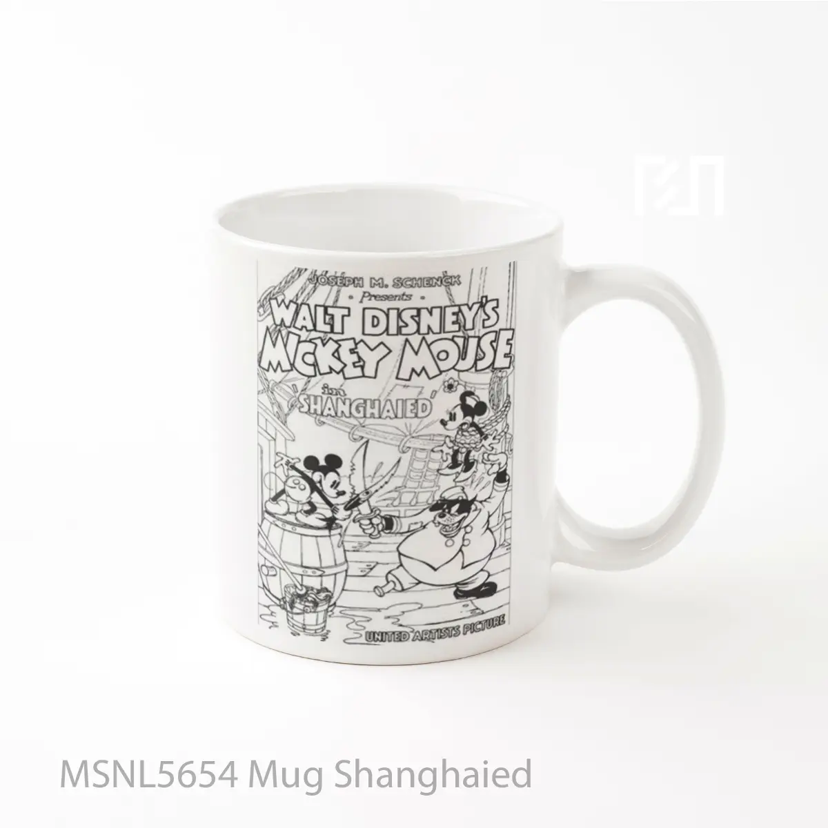 Mug Shanghaied Gelas Keramik Tema Film MSNL5654