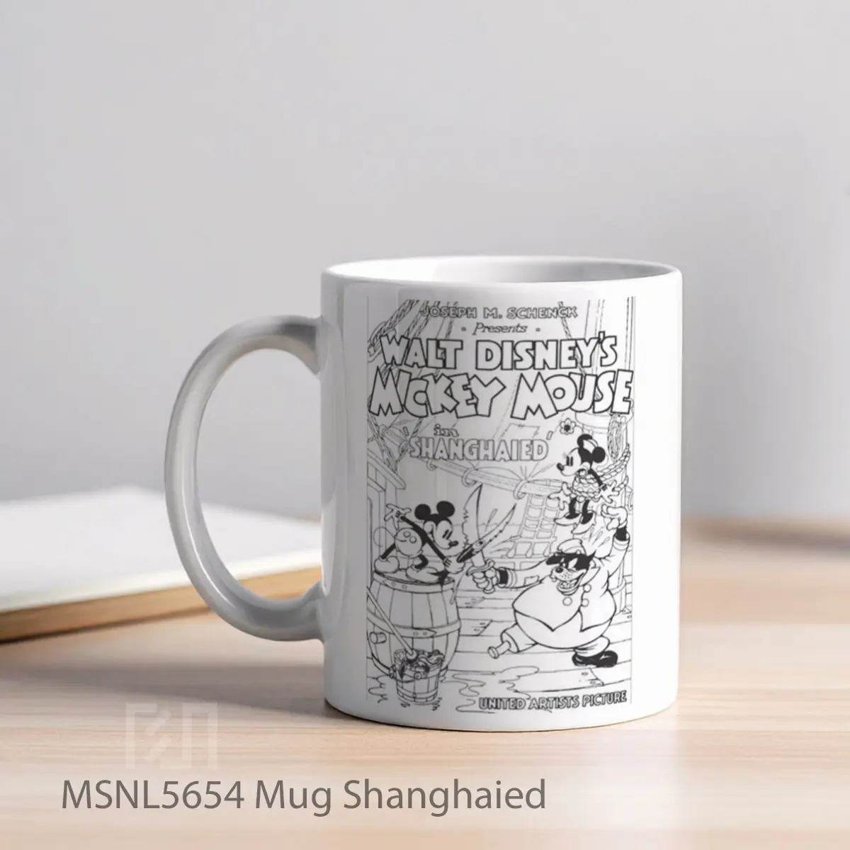 Mug Shanghaied Gelas Keramik Tema Film MSNL5654 - Tampak Kiri