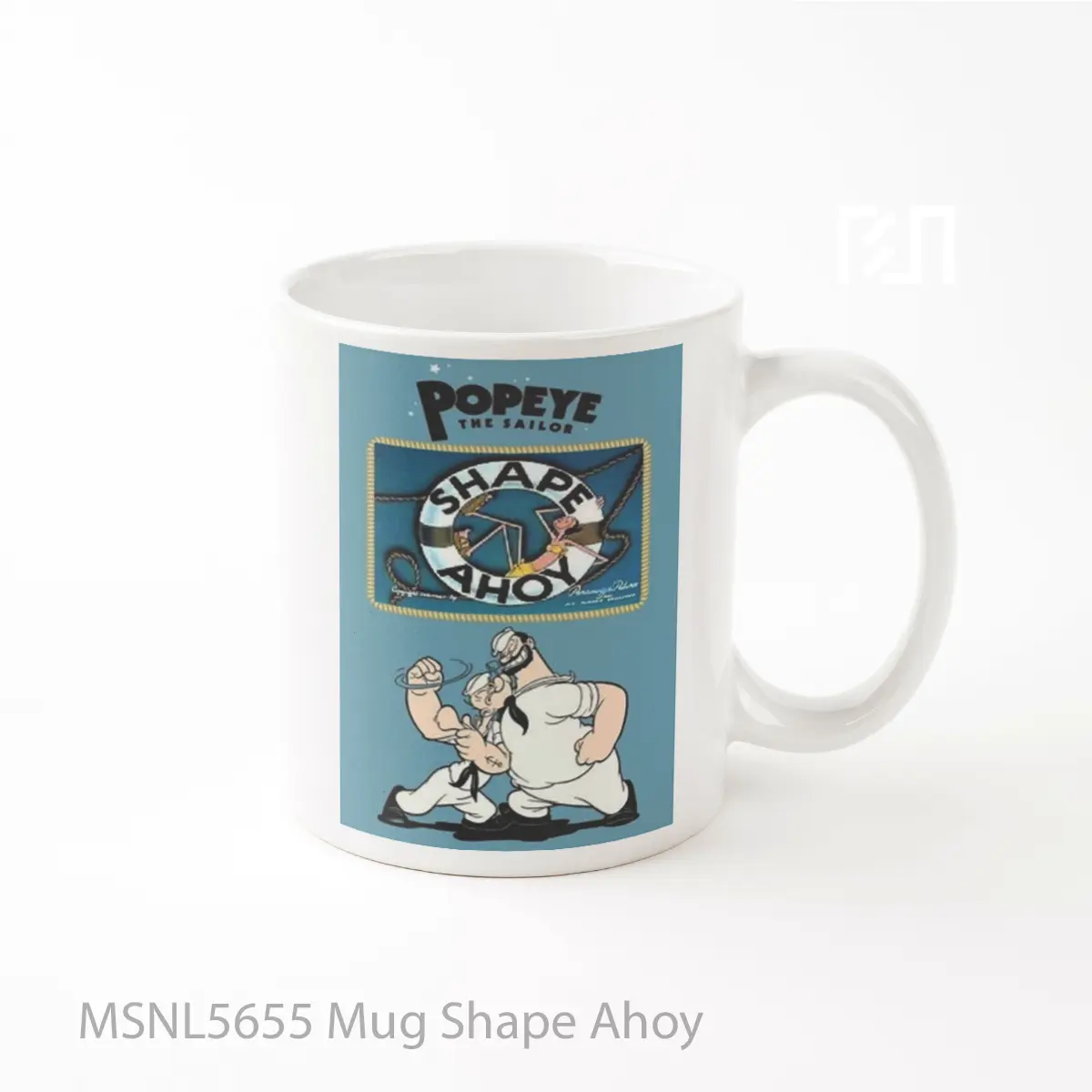 Mug Shape Ahoy Gelas Keramik Tema Film MSNL5655
