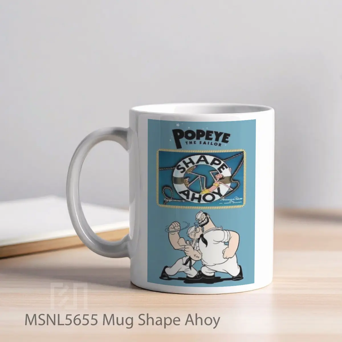 Mug Shape Ahoy Gelas Keramik Tema Film MSNL5655 - Tampak Kiri