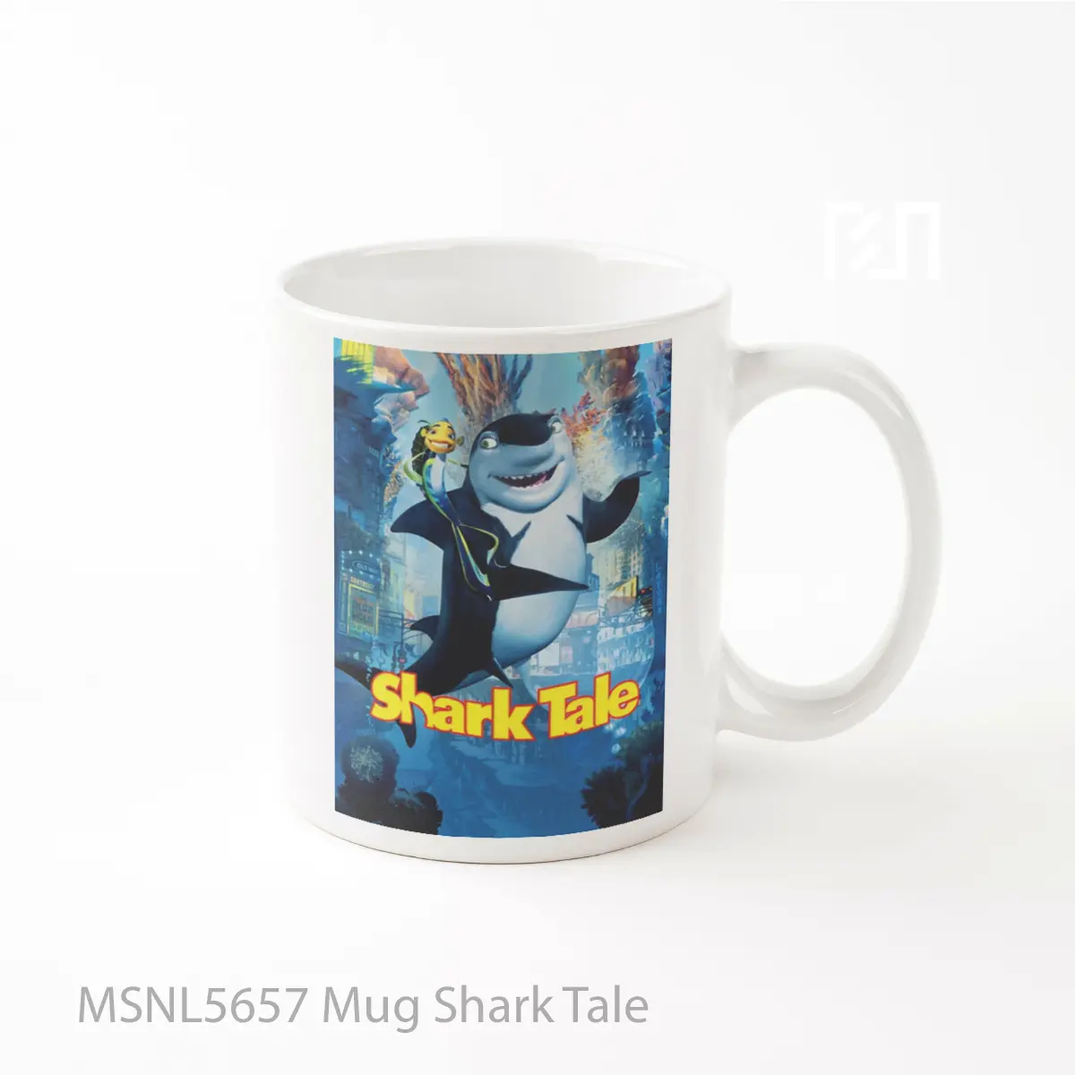 Mug Shark Tale Gelas Keramik Tema Film MSNL5657