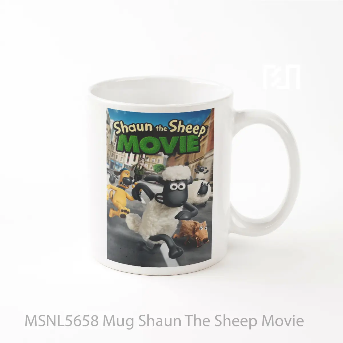 Mug Shaun The Sheep Movie Gelas Keramik Tema Film MSNL5658