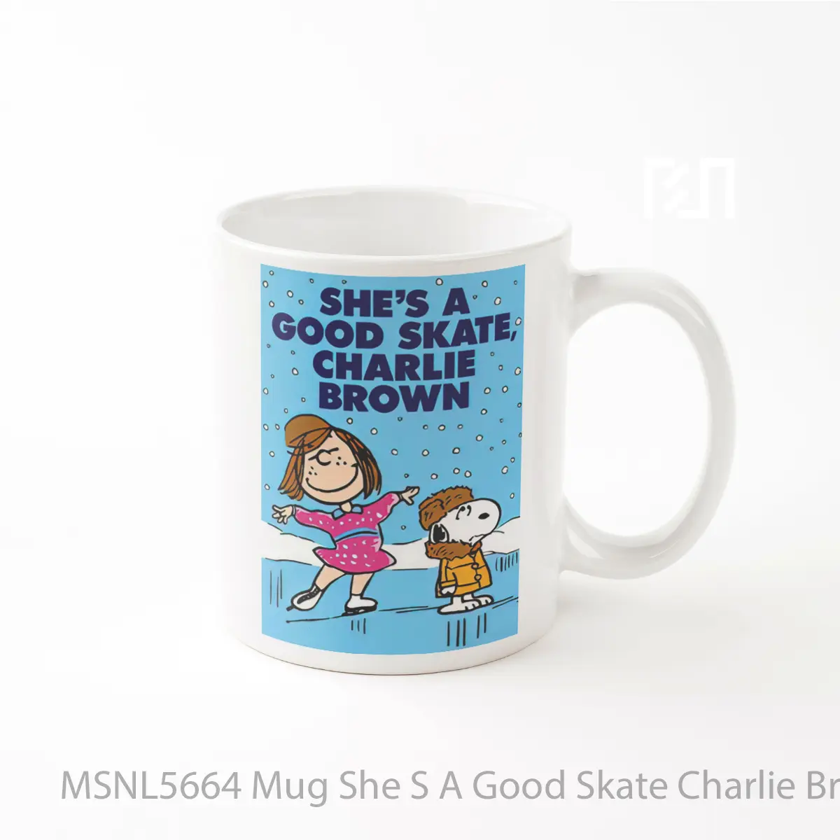Mug She S A Good Skate Charlie Brown Gelas Keramik Tema Film MSNL5664