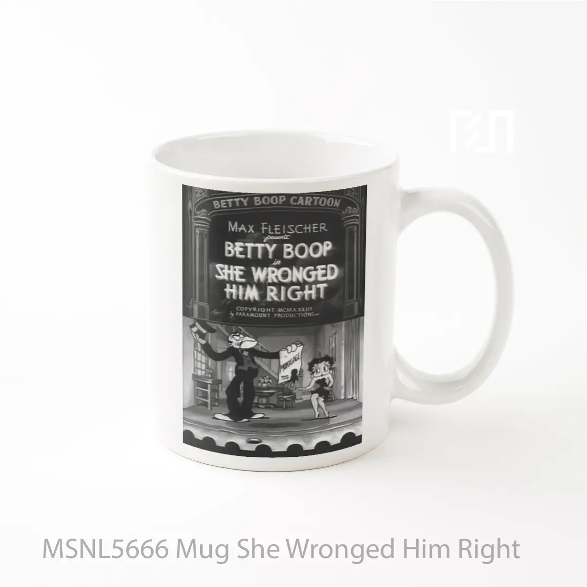 Mug She Wronged Him Right Gelas Keramik Tema Film MSNL5666