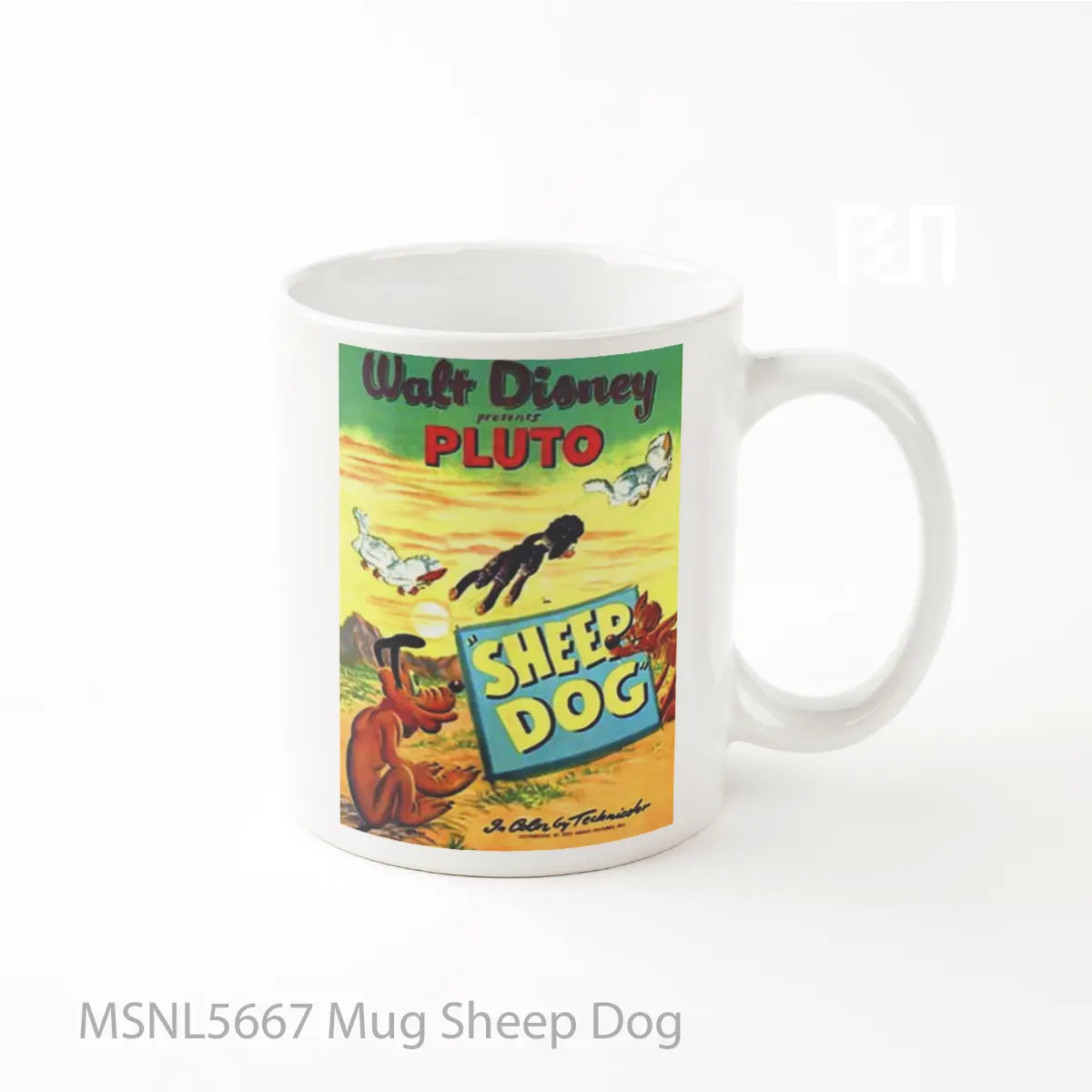 Mug Sheep Dog Gelas Keramik Tema Film MSNL5667