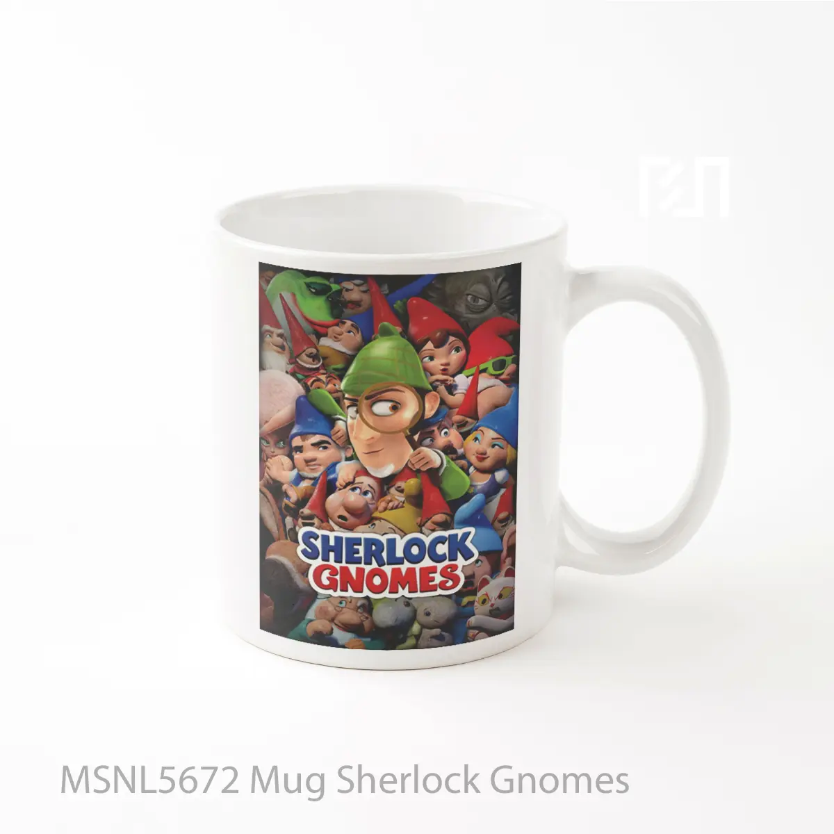 Mug Sherlock Gnomes Gelas Keramik Tema Film MSNL5672