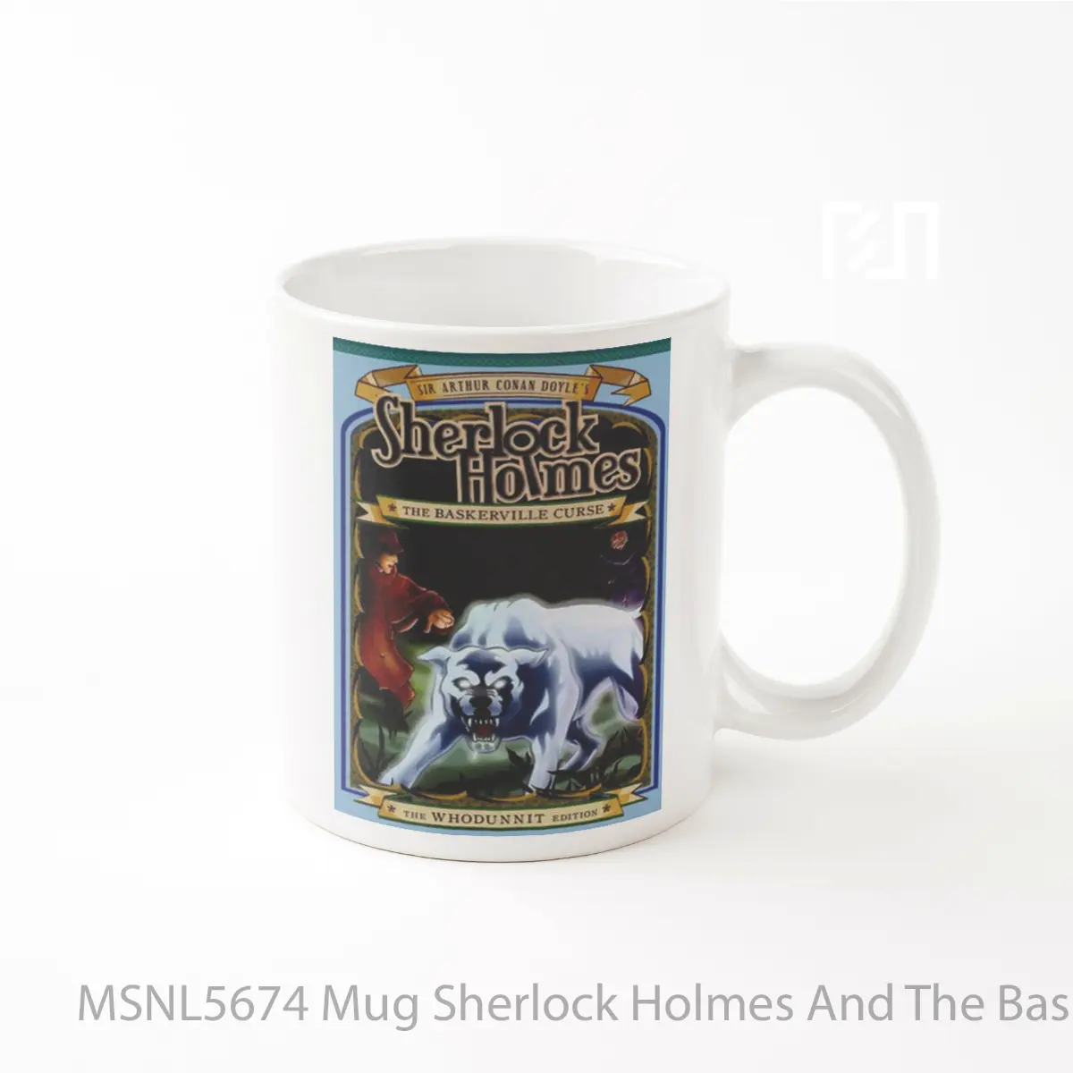 Mug Sherlock Holmes And The Baskerville Curse Gelas Keramik Tema Film MSNL5674