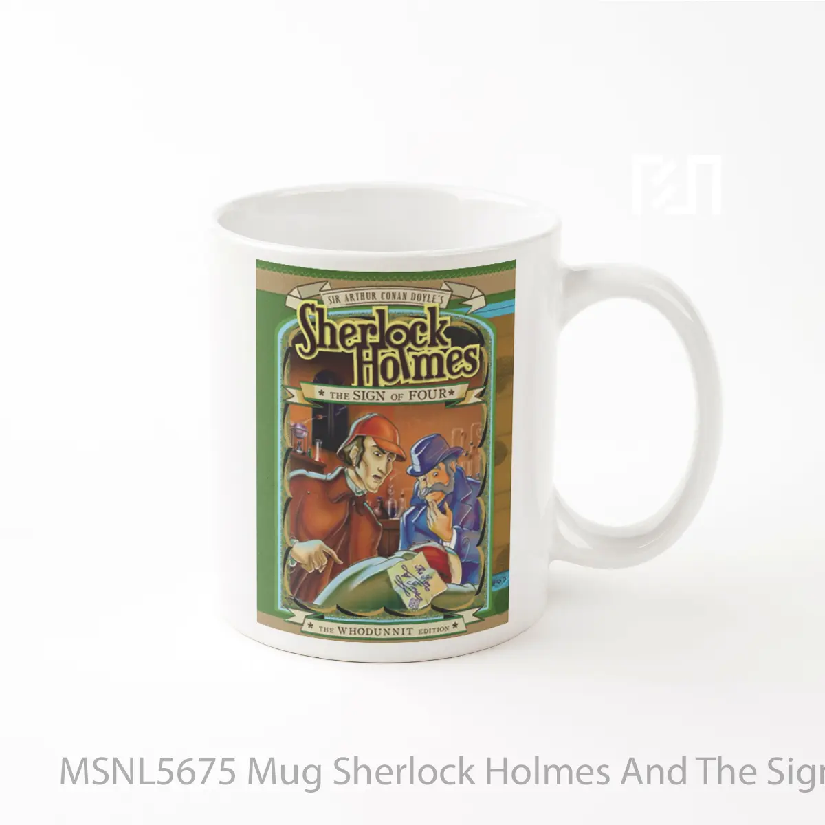 Mug Sherlock Holmes And The Sign Of Four Gelas Keramik Tema Film MSNL5675