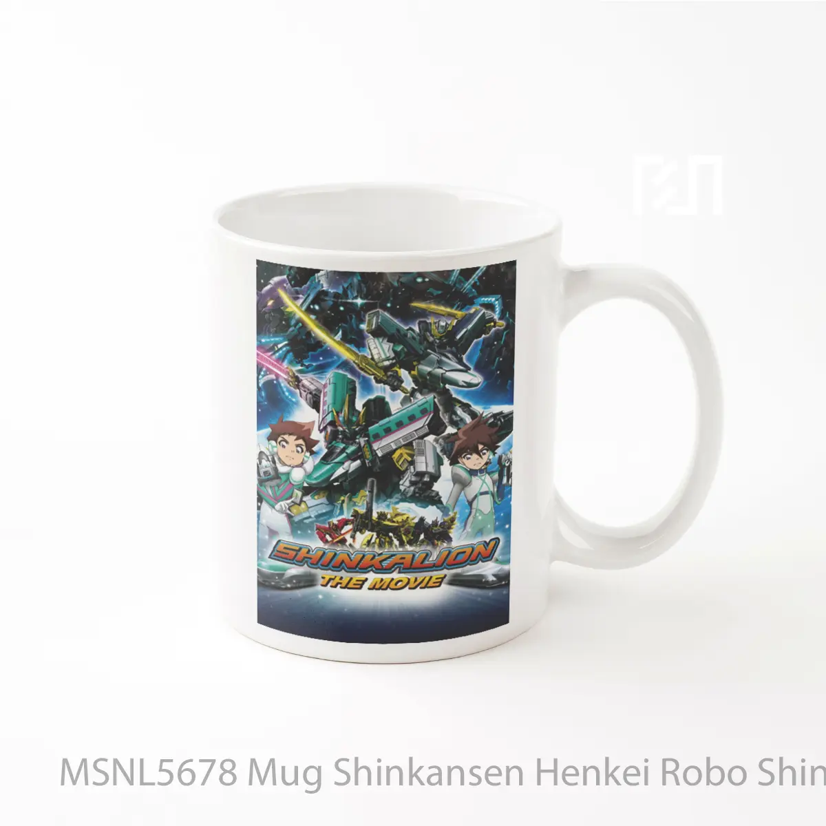 Mug Shinkansen Henkei Robo Shinkalion The Movie The Marvelous Fast Alfa X That Comes From The Future Gelas Keramik Tema Film MSNL5678