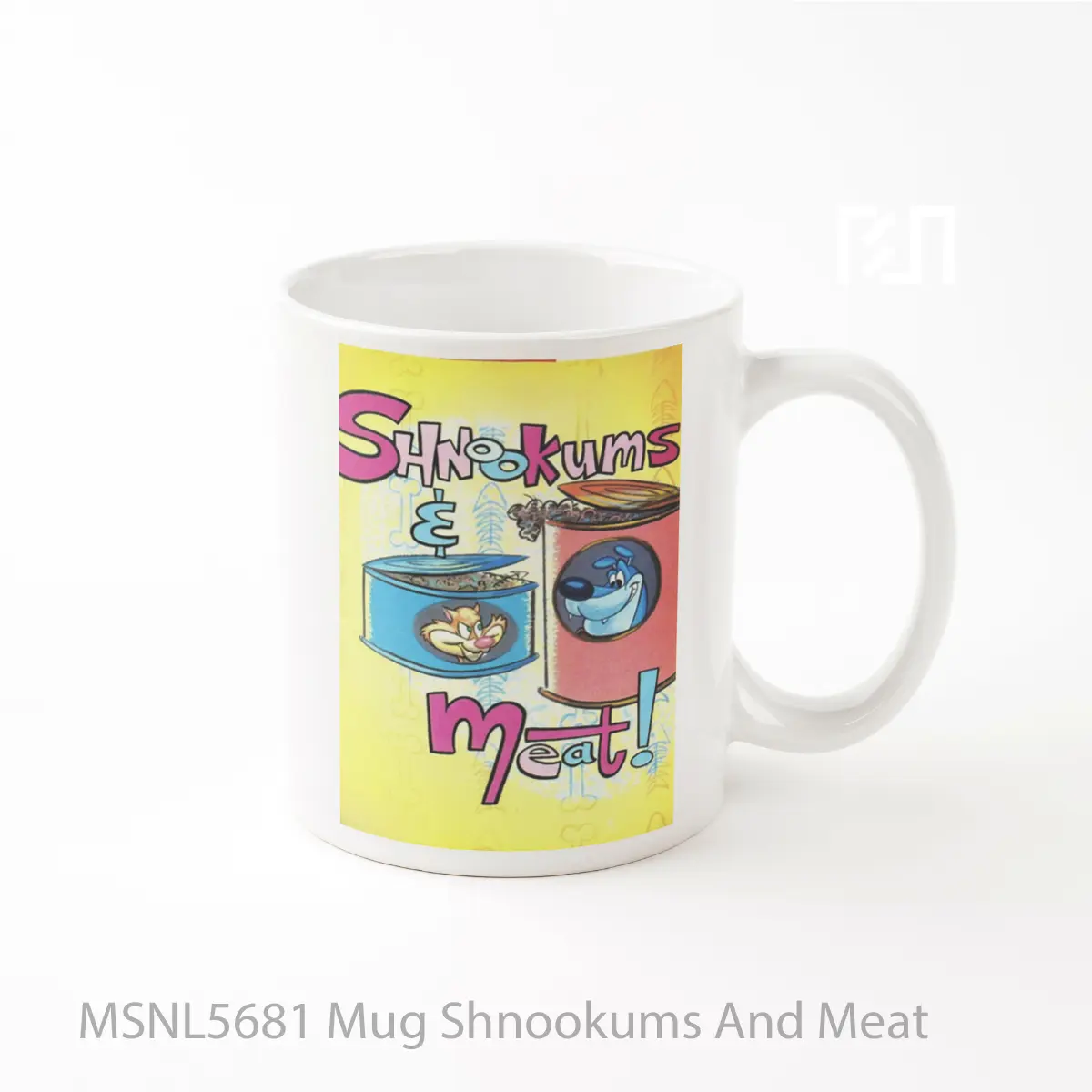 Mug Shnookums And Meat Gelas Keramik Tema Film MSNL5681