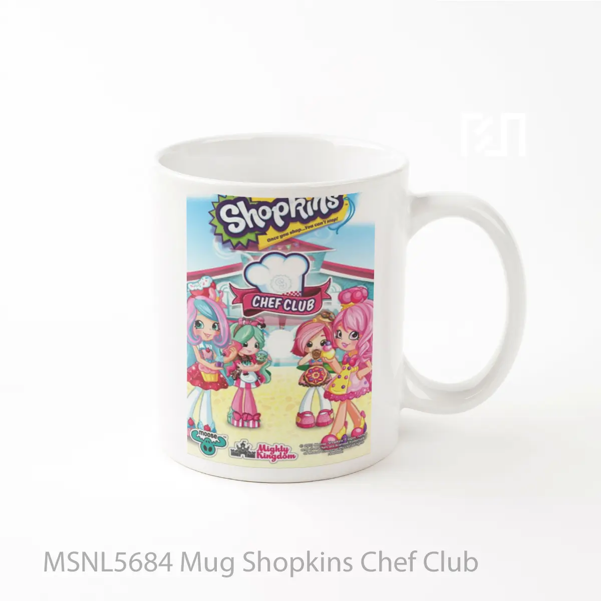 Mug Shopkins Chef Club Gelas Keramik Tema Film MSNL5684