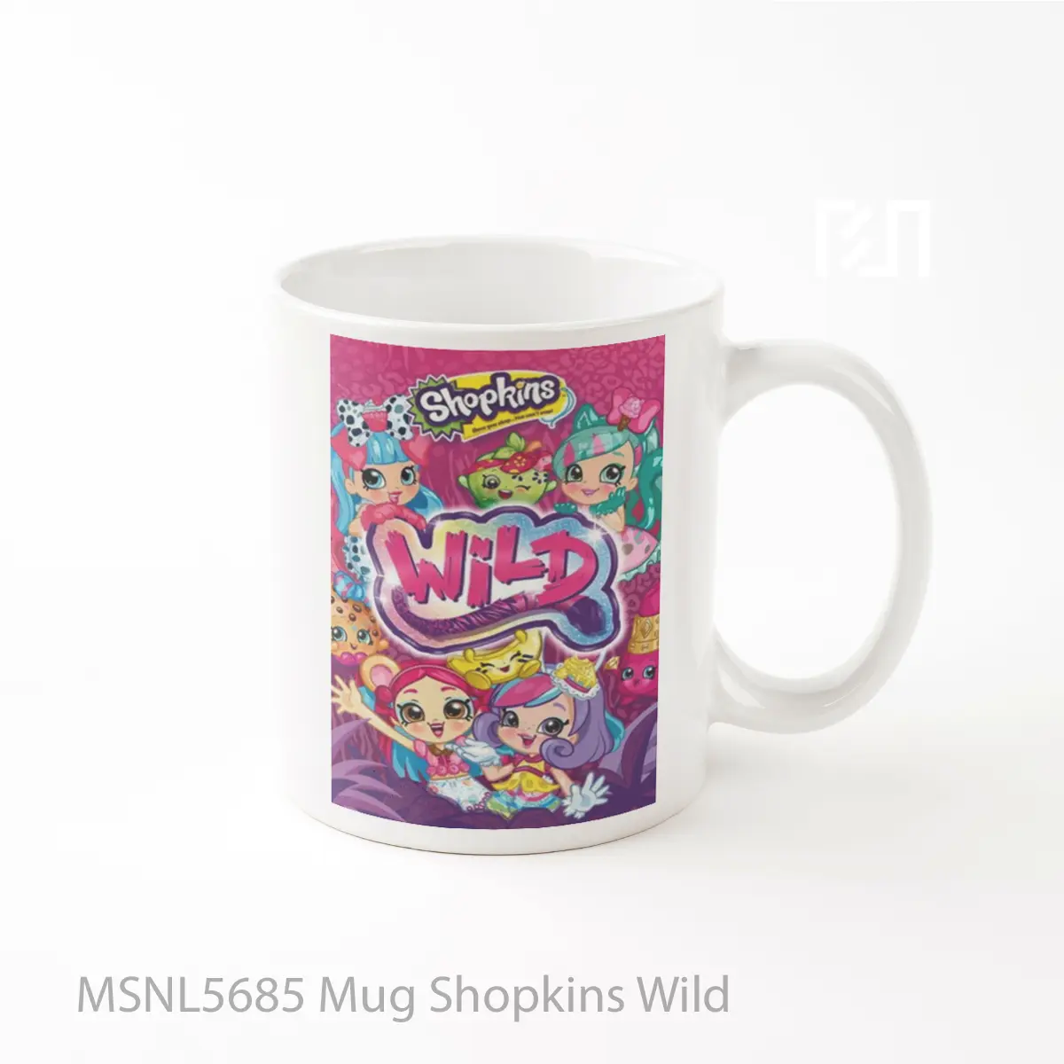 Mug Shopkins Wild Gelas Keramik Tema Film MSNL5685