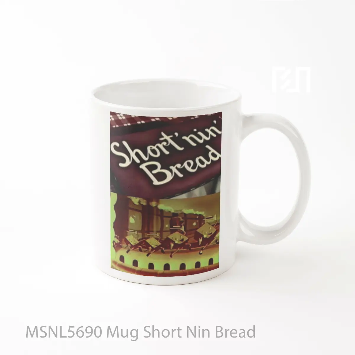 Mug Short Nin Bread Gelas Keramik Tema Film MSNL5690