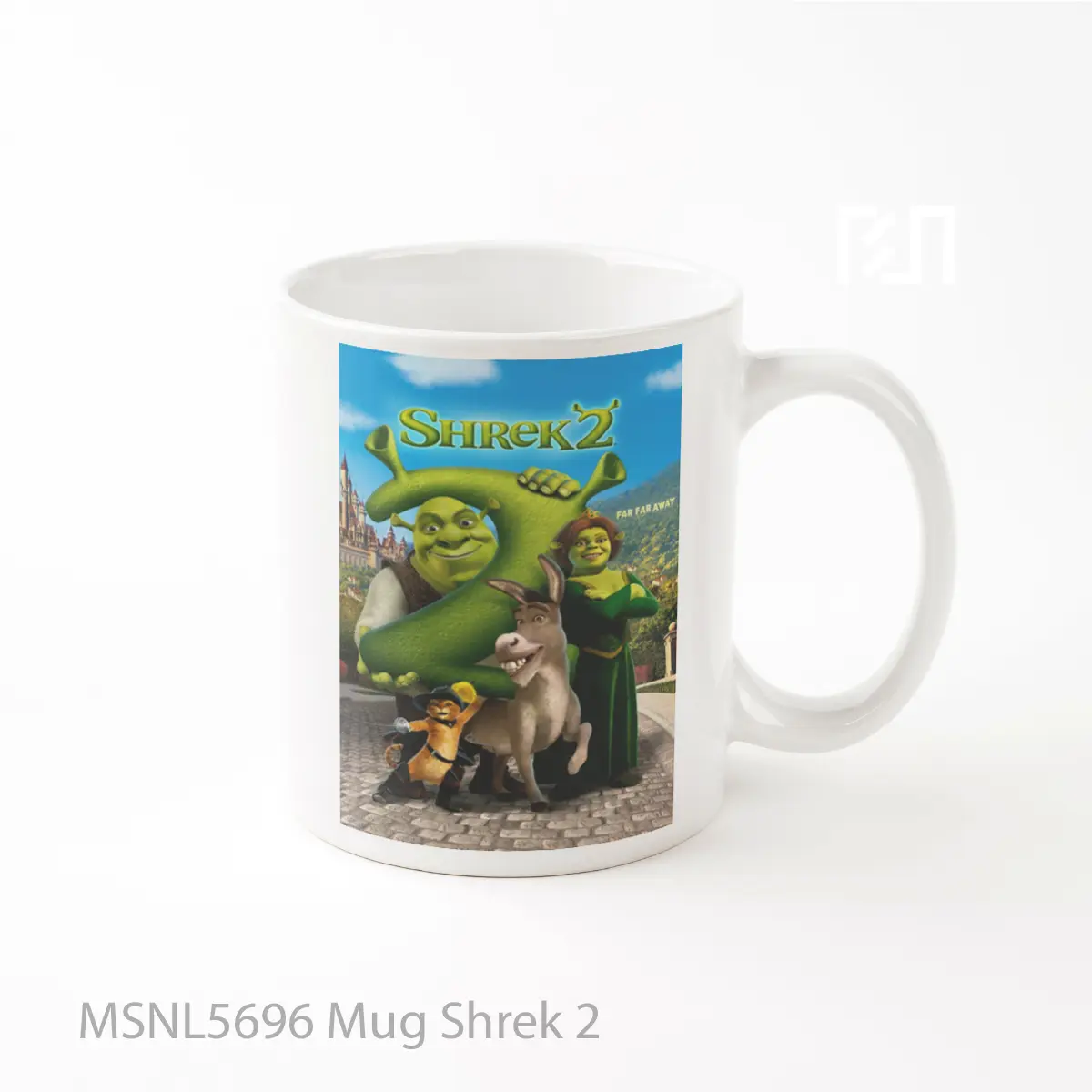 Mug Shrek 2 Gelas Keramik Tema Film MSNL5696