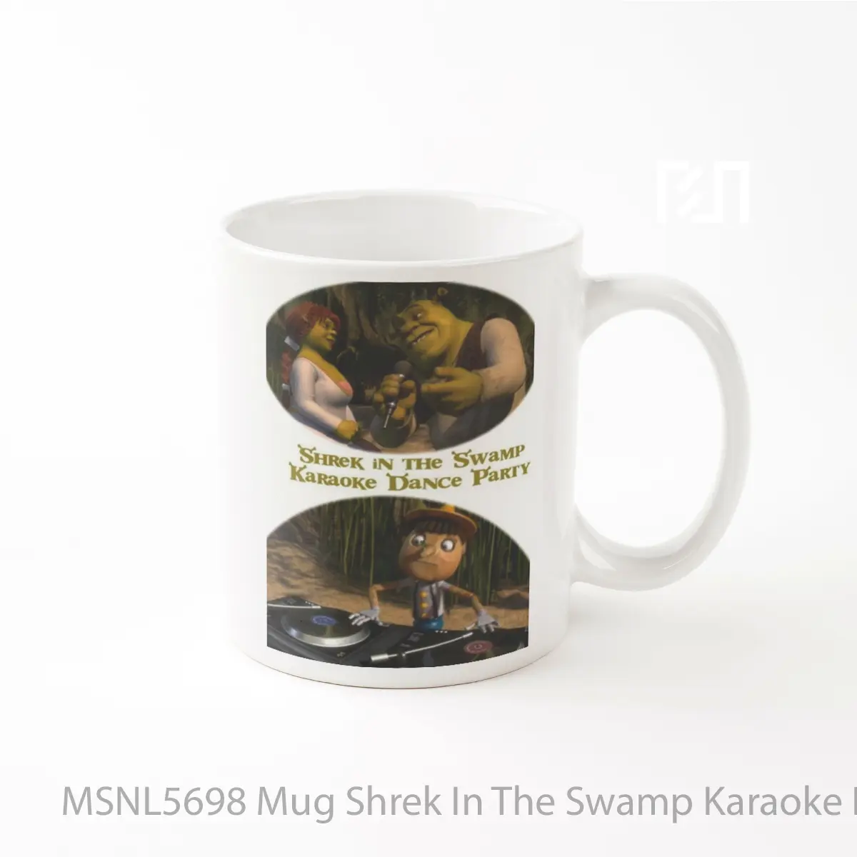 Mug Shrek In The Swamp Karaoke Dance Party Gelas Keramik Tema Film MSNL5698