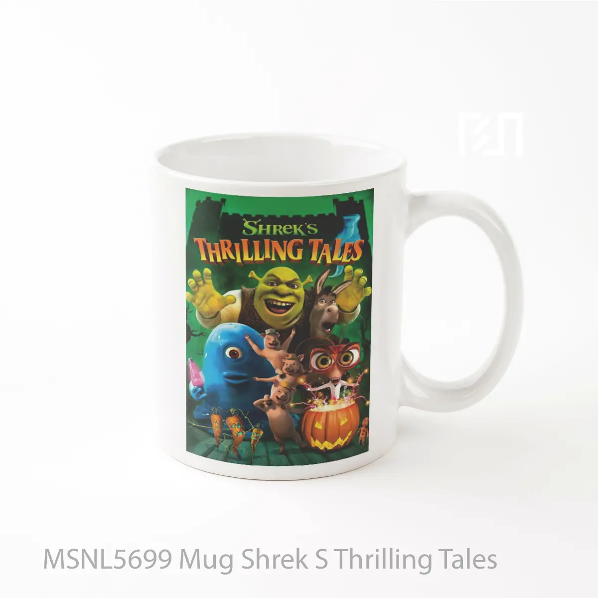 Mug Shrek S Thrilling Tales Gelas Keramik Tema Film MSNL5699