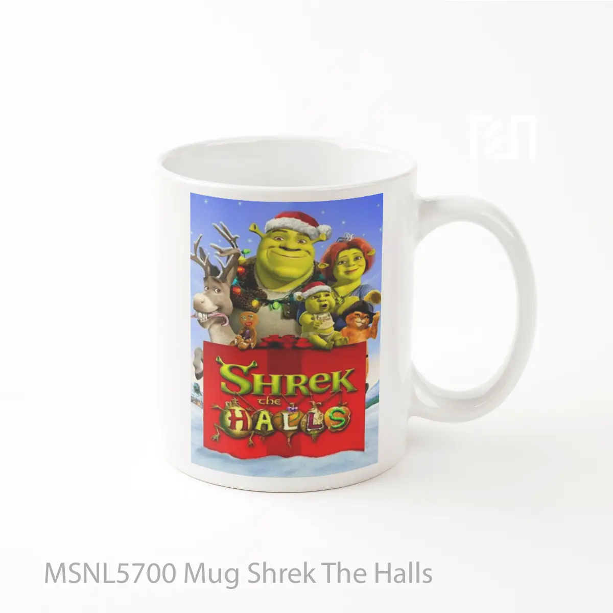 Mug Shrek The Halls Gelas Keramik Tema Film MSNL5700